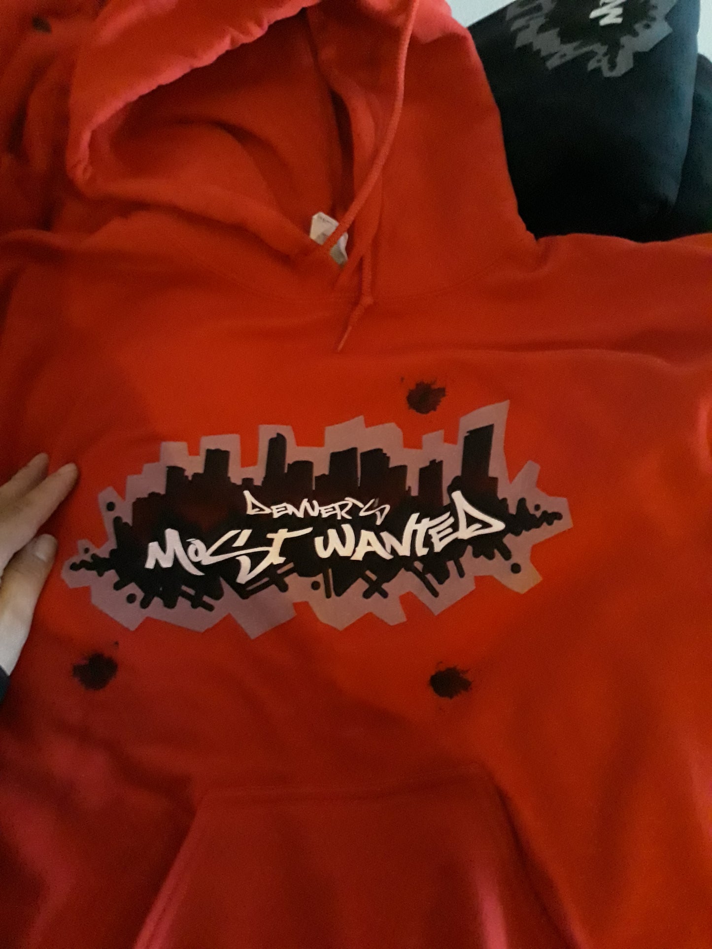DENVERS MOST WANTED RED HOODIE
